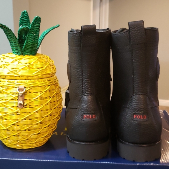 Poli Ralph Lauren Men's Ranger. Black. - Picture 4 of 6